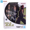 Bandai Original Genuine Figure Bleach Model Kit Anime Figures SHF Abarai Renji Collection Action Figure Model Boys Toys Gifts