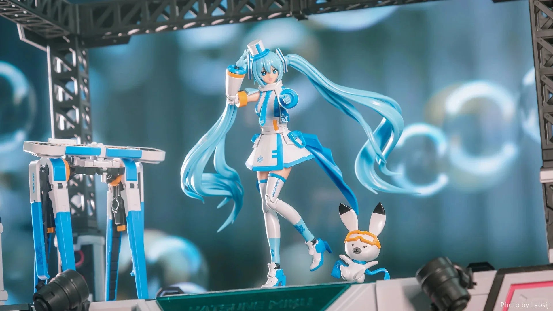 TYCTOYS In Stock Original HIPLAY SOSKILL Miku Snow Miku Ice Echo Static Action Figure Model Kit Toys Holiday Gifts