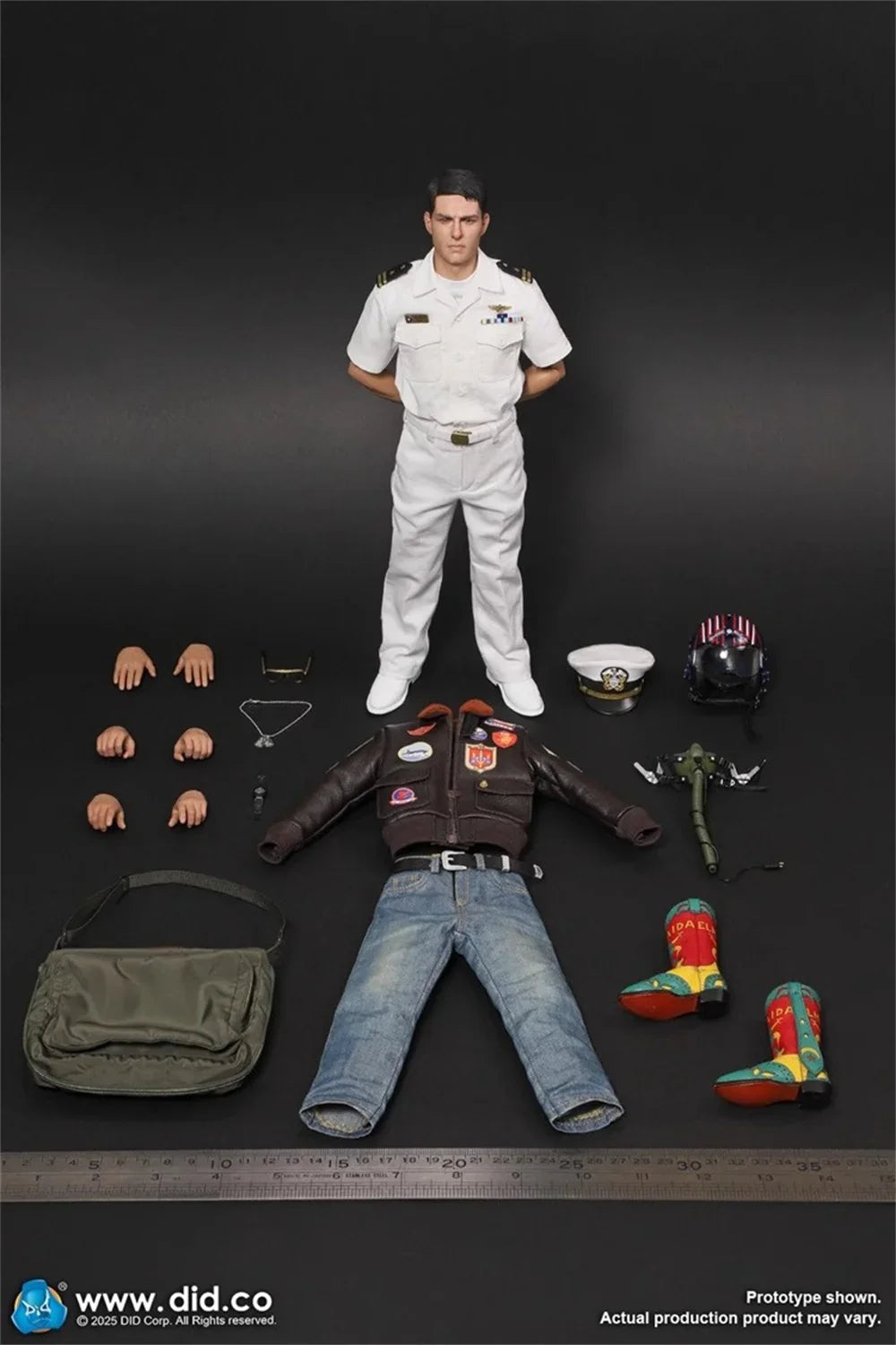 For Sale 1/6 DID MA80181 US. Soldier Doll Handsome Guy Tom Cruise Top Gun Full Set Moveable Action Figure Gift For Fans Collect