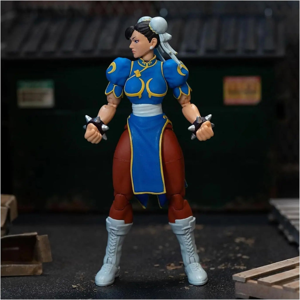 Jada toys Street Fighter II 6" Chun Li Action Figure Street Fighter 2: The Final Challengers Action Figure Model Doll