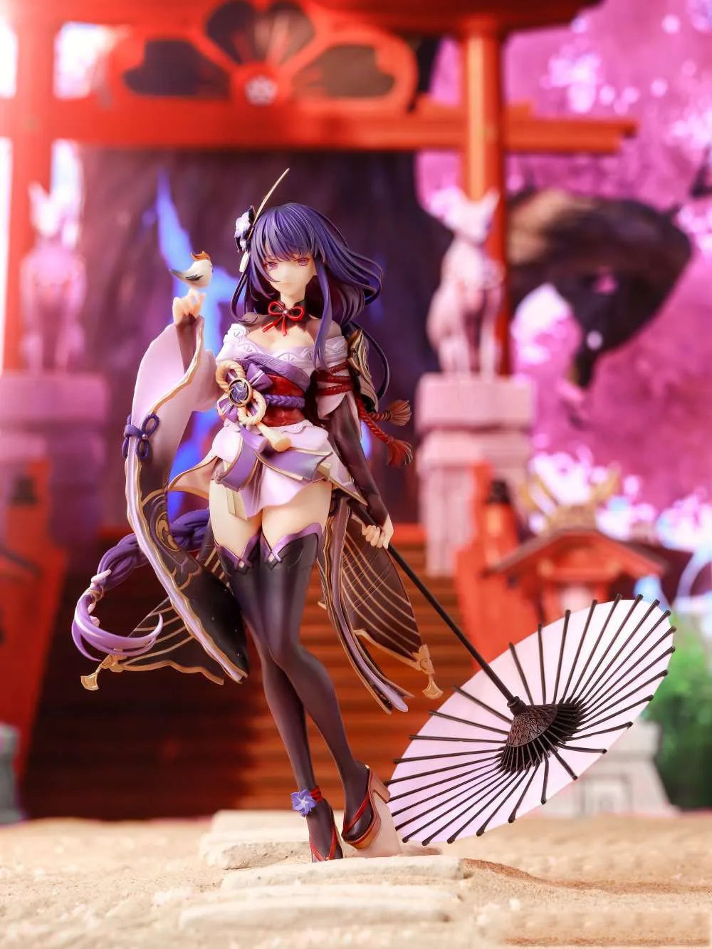 25CM Anime Game Genshin Impact Beelzebul Figure Cute Cool Anime Model Toys Gifts Collection Action Figure  Ornaments PVC