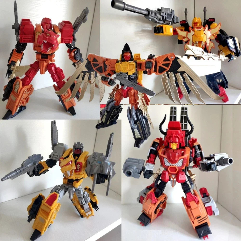 JINBAO large size 8869 Transformation Toys 5IN1 Combiner Robot Model Predacons Rampage Brawl Swindle Onslaught model