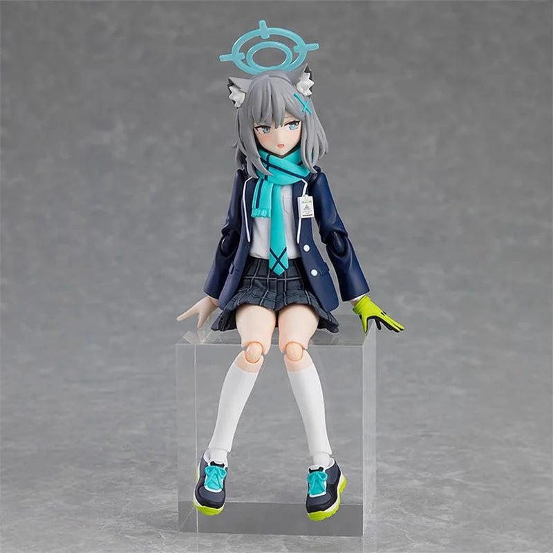 New Beautiful Girl Figma Blue Archive Cartoon Character Model Action Figures Children'S Educational Toys Collections Gift