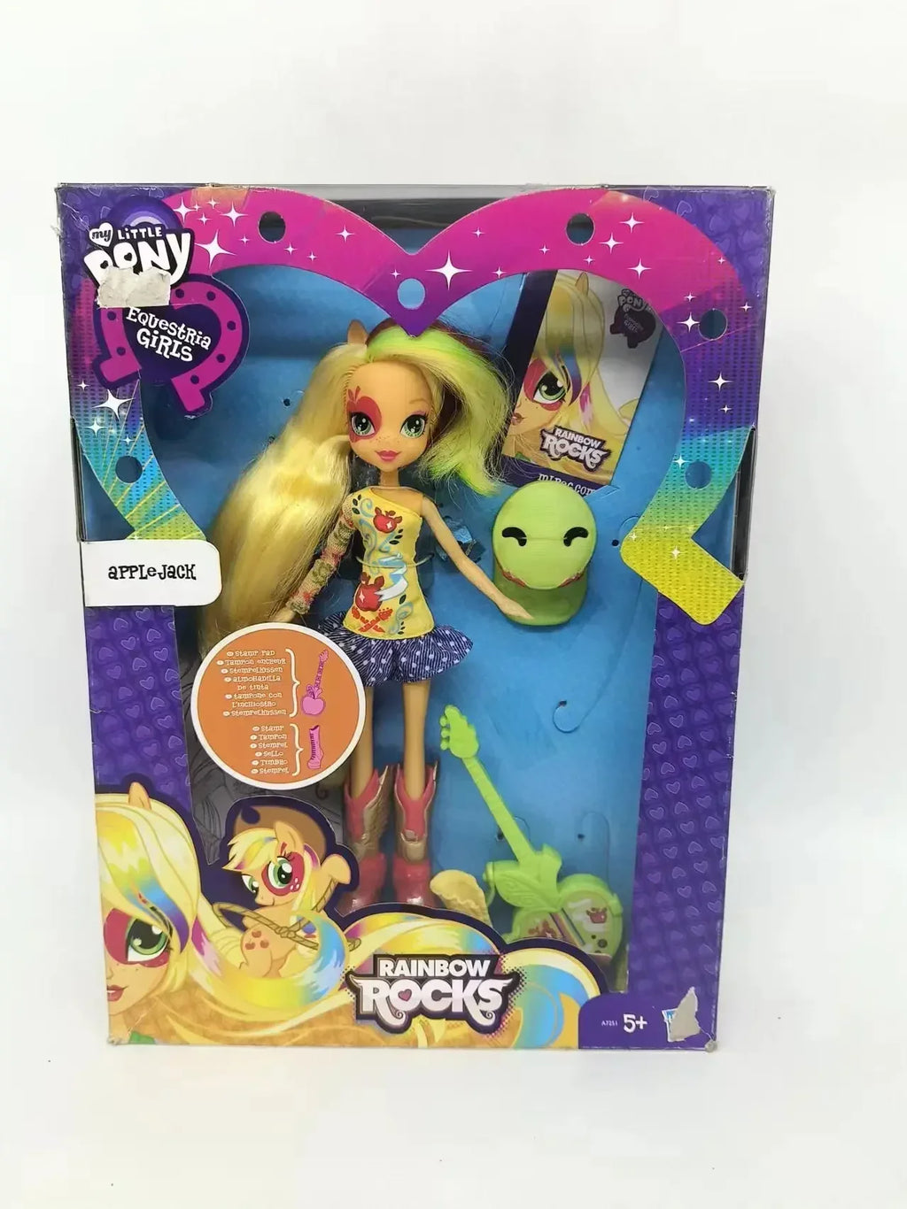 Original Genuine Hasbro My Little Pony Equestria Girls Collection Anime Figures Sunny Flare Sour Sweet Applejack Toy for Gift