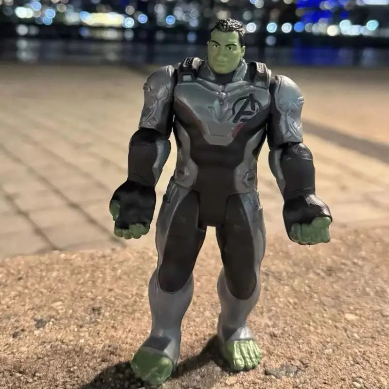 In Stock Movie Avengers Anime 12 Inch Joint Movable Hulk Captain America Action Figure Desktop Ornament Surprise Gift For Fans