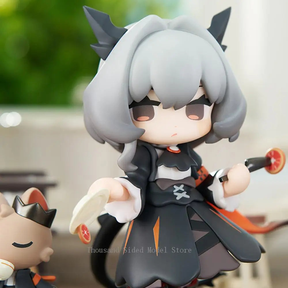 Original APEX-TOYS Have Some Dessert Q Version Series  Arknights Anime Figure Chen Talulah Arutorias Action Model 10CM Gift