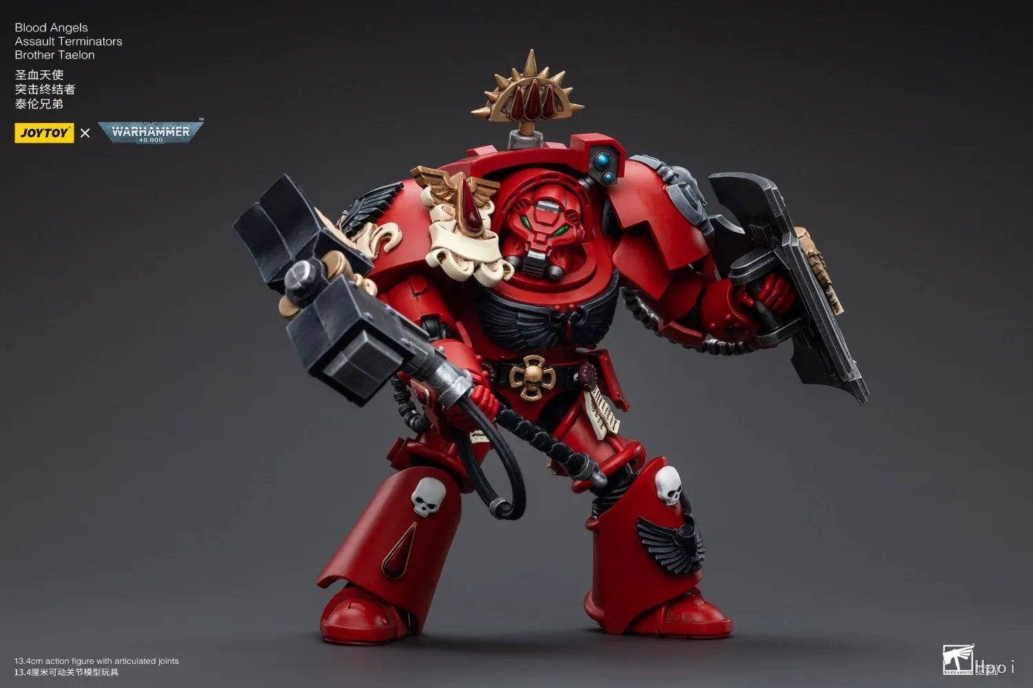 【FS】JOYTOY  Warhammer 40K  Scale 1/18 Action Figures Blood Angels Assault Terminators Brother Taelon Models Toys Gifts
