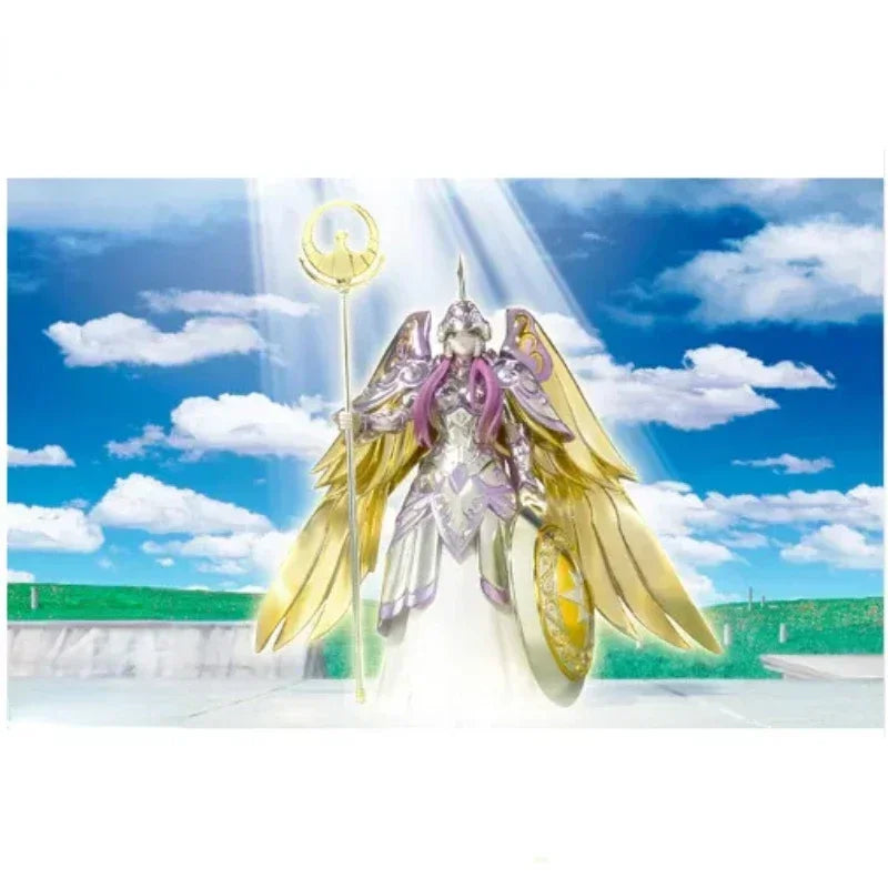 In Stock Original Bandai Edition Saint Cloth Goddess Athena Form Saint Seiya Metal Armor Action Figure High Quality