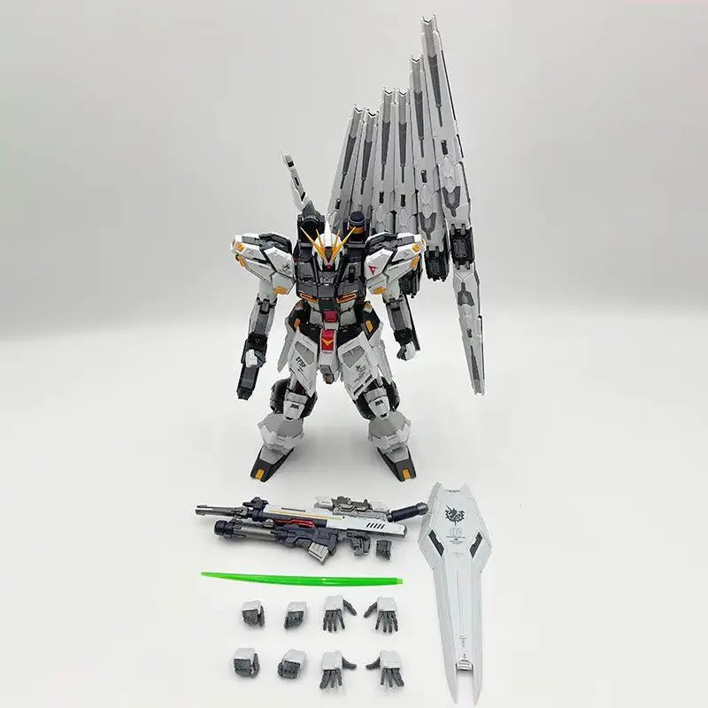 V-TIGER 1/100 VT02 NU Soldier RX-93-v2 Mecha GK Pre-coating Alloy Skeleton Model Toy Collectible for Action Figure Enthusiasts