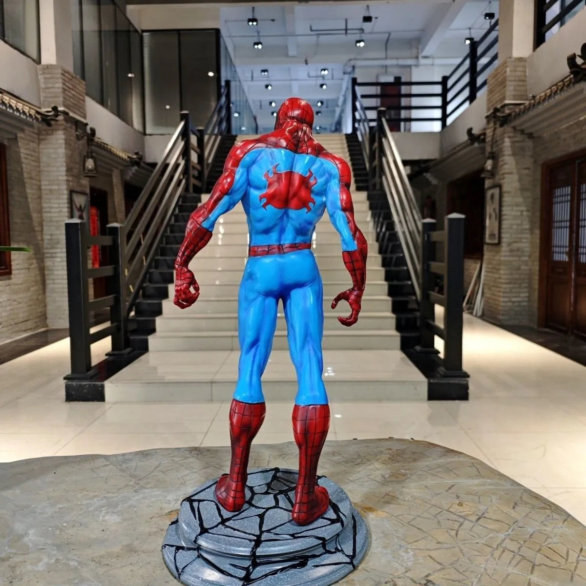 50cm Spider-Man Action Figure 1/3 Full Body Statue 50cm Resin Model Marvel Desktop Decoration Birthday Gift Collectible Toys
