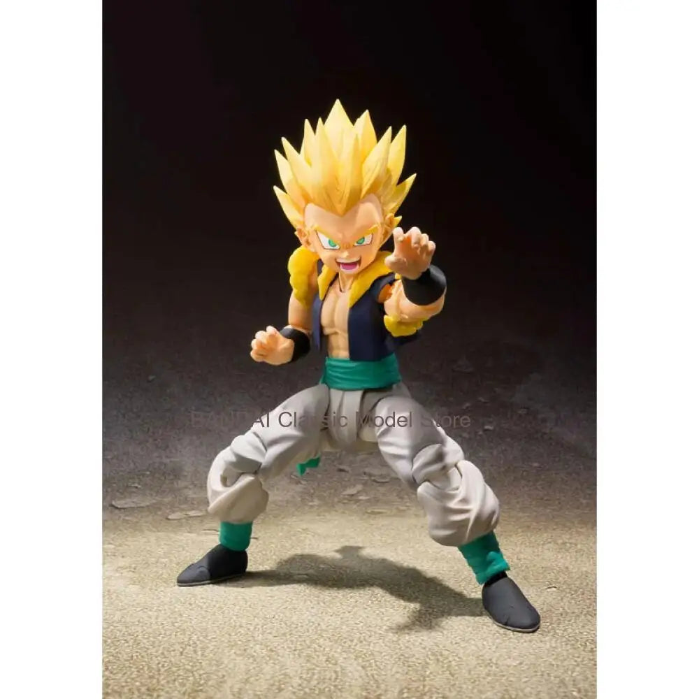 100% Original Bandai S.H. Figuarts SHF Super Saiyan Gotenks Dragon Ball Z In Stock Anime Action Collection Figures Model Toys