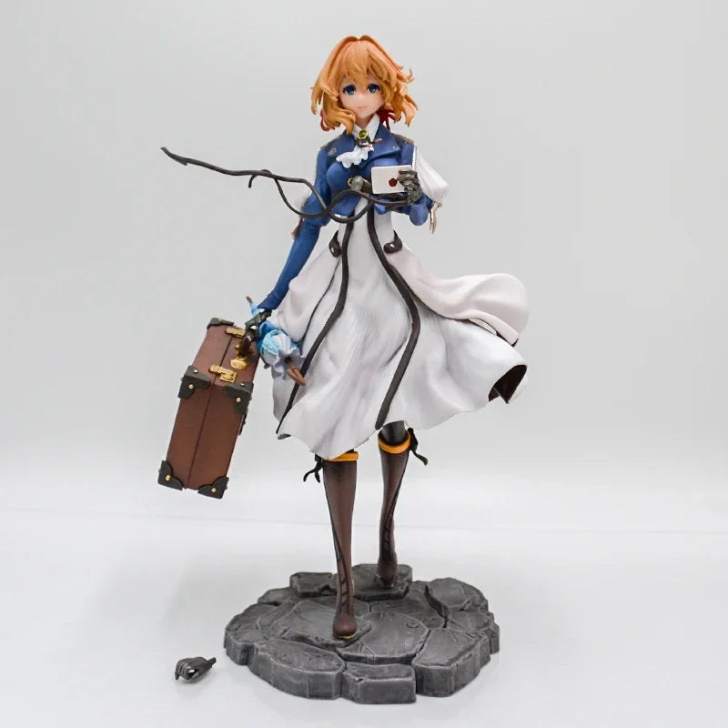 25cm Violet Evergarden Anime Girl Figure VIOLET EVERGARDEN Action Figure Eternal Garden Weier Figurine Collection Model Doll Toy