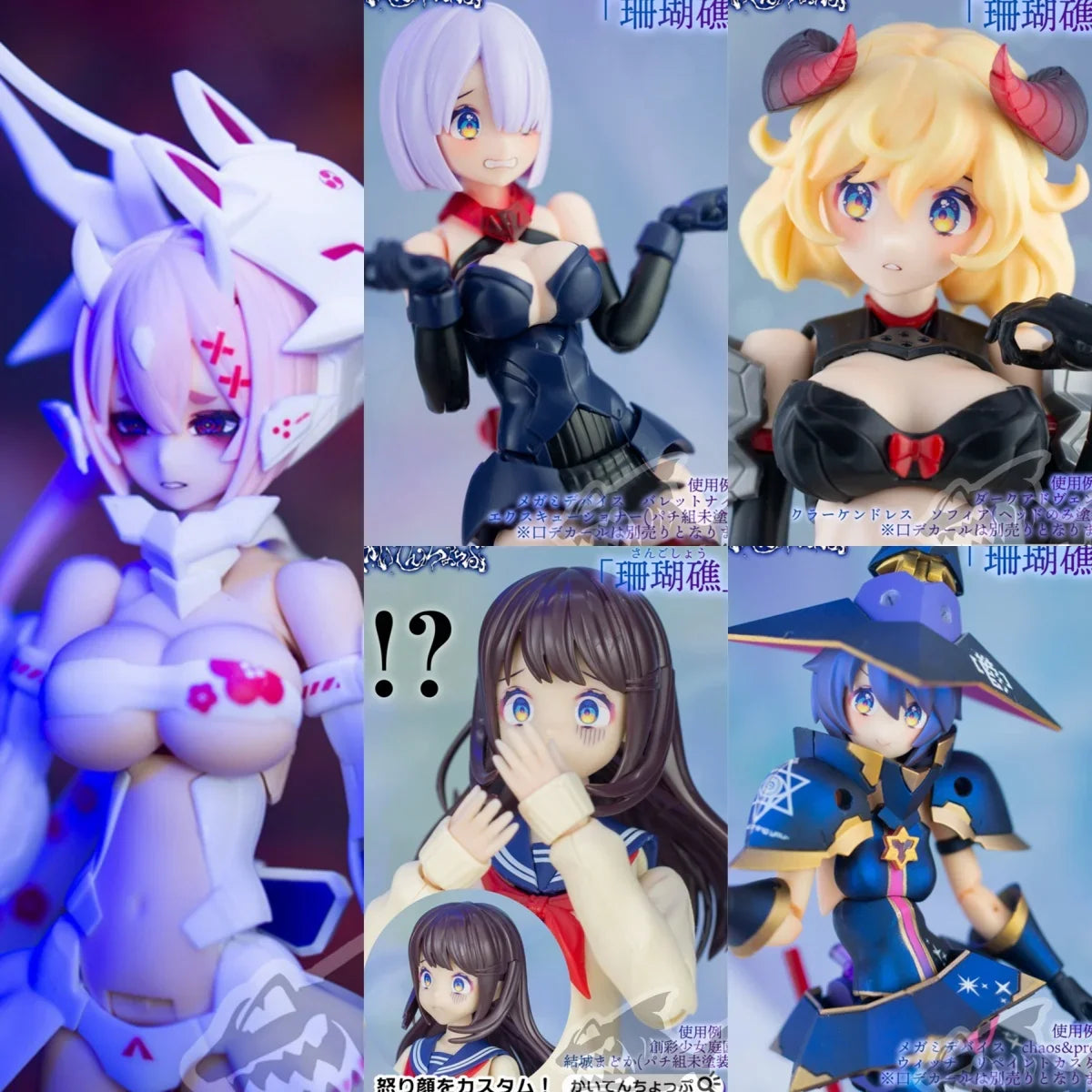 [No Figure] SH STUDIO DC03 DC04 1/12 Female Frame Arms Girl Coral Reef Water Decals Accessories For 6in Action Figure Model