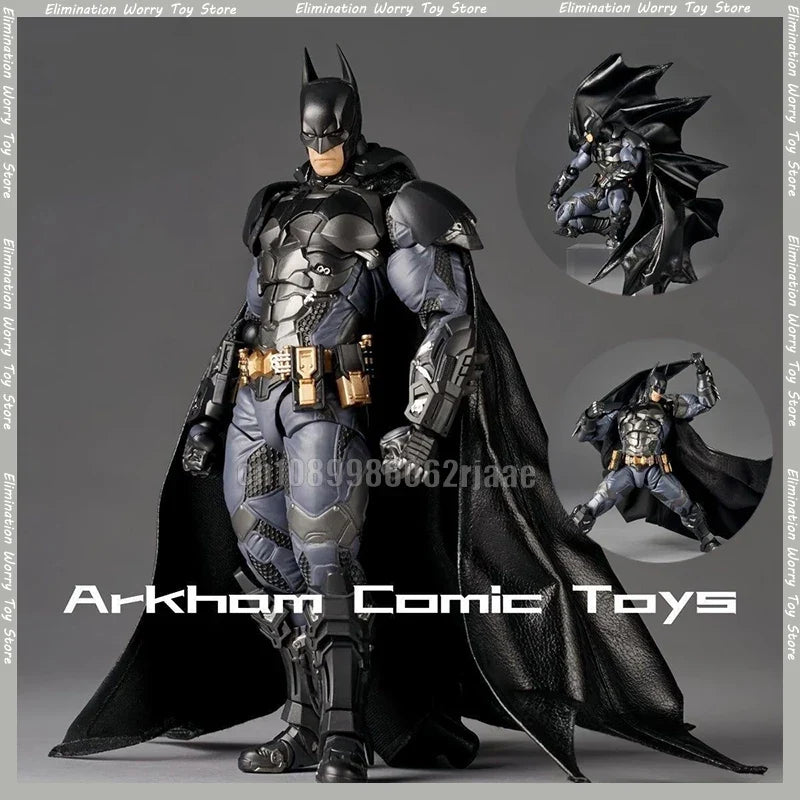 In Stock 2025 Revoltech Batman Arkham Knight Ver. Gk Figure Amazing Yamaguchi Action Figure Toy Figurine Collectible Model Gift