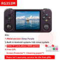 ANBERNIC RG353M Handheld Game Console Aluminium Alloy CNC Support Dual OS Android 11+Linux, 5G WiFi 4.2 Bluetooth 3.5 Inch IPS