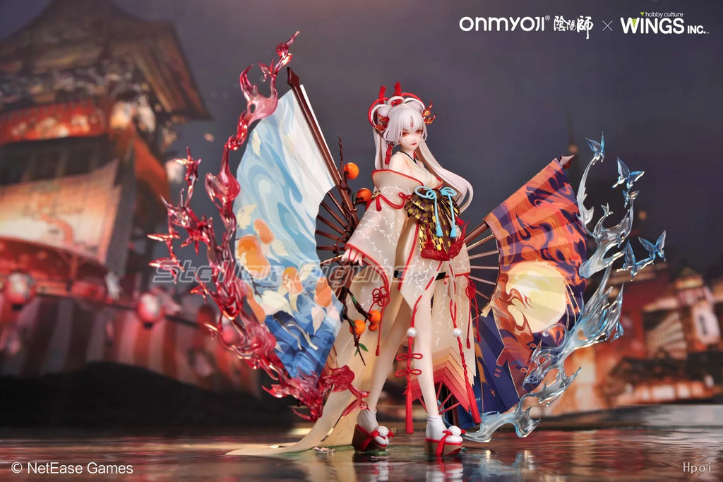 In Stock Original WINGS INC Onmyoji Shiranui Night Fire Lige Figures Model Anime Collection