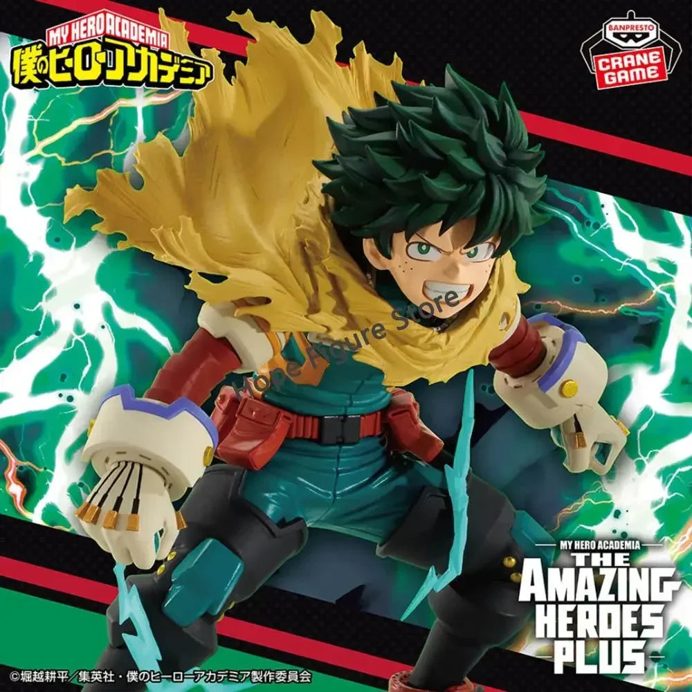 In Stock Original BANPRESTO THE AMAZING HEROES PLUS My Hero Academia Izuku Midoriya Figure Anime Model Genuine Boxed Toy