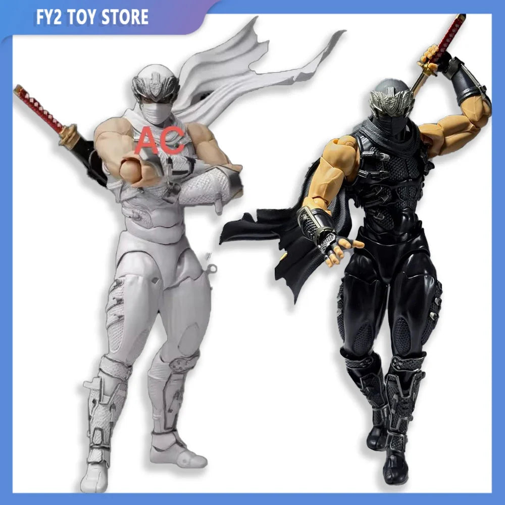 New Ac Factory Toys Ninja Gaiden Ryu Hayabusa Action Figure Kaiyodo Revoltech Yamaguchi Figurine Ko Model Statue Gifts Toys