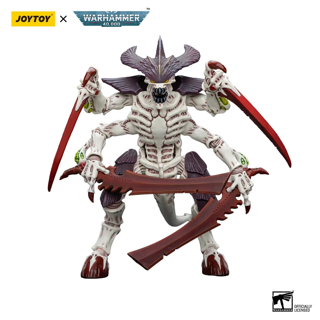 【In Stock】JOYTOY Warhammer 40K Tyranids Hive Fleet Leviathan Tyranid Warrior with Boneswords Toys 1/18 Action Figure