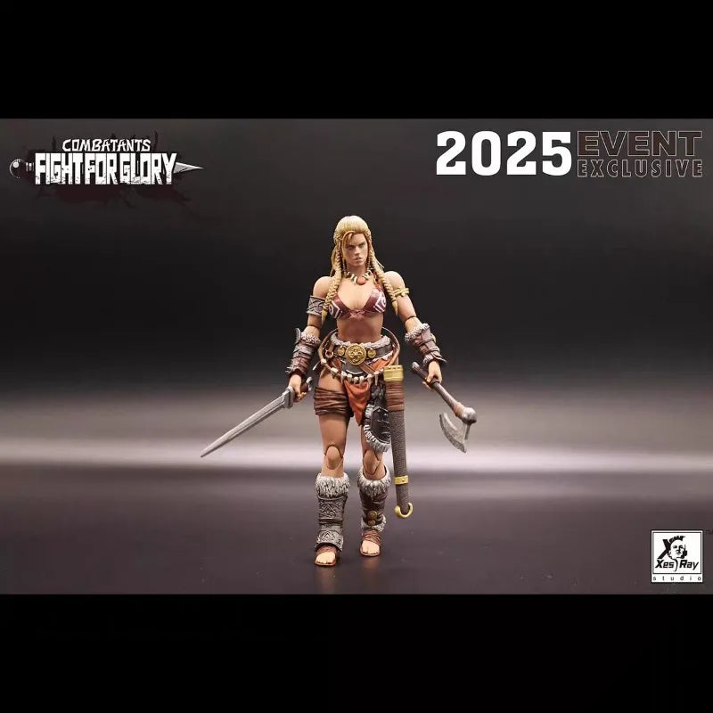 Pre-sale XesRay Fight for Glory 1/12 Action Figure Combatants 2025 Event Exclusive Gold Hildr Anime Model  Holiday Gifts Toys