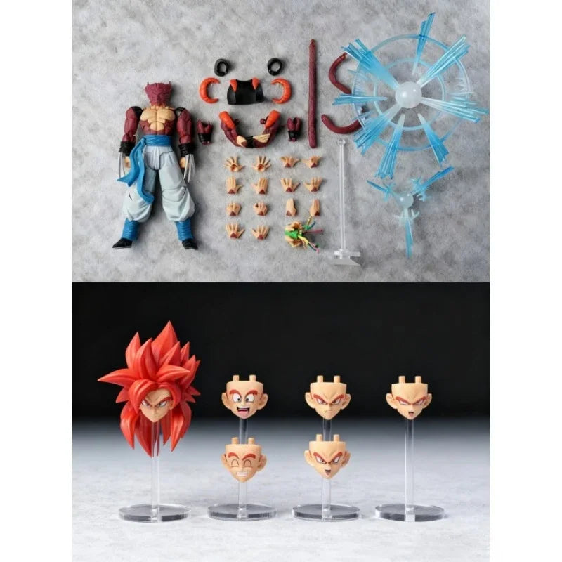 Kamione Tonsenarttoys Dragon Ball SHF Gogeta SSJ4 Anime Actionfiguren Spielzeug Modell