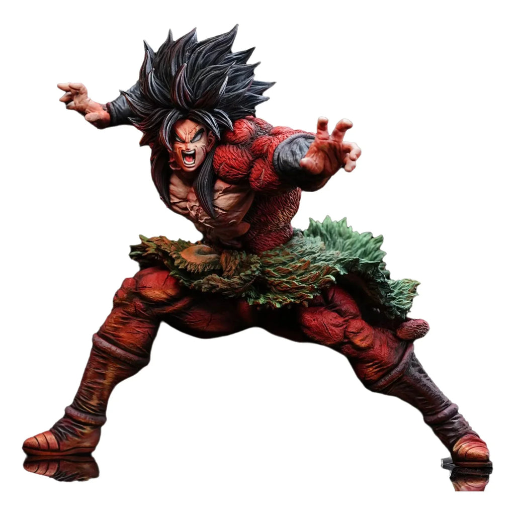 28cm Dragon Ball Broli Super Saiyan 4 Preparation Posture Anime Figure Model Statue Collection Desktop Decoration Ornament Toys