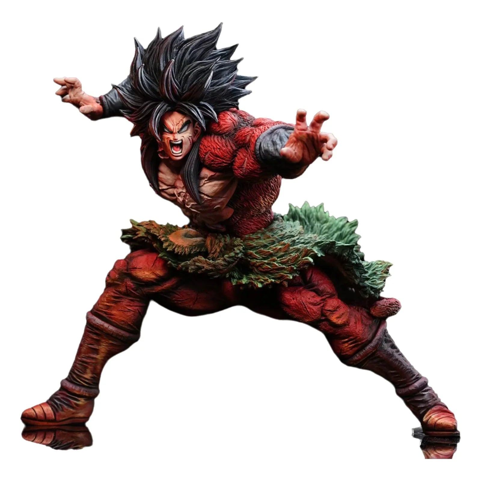 28cm Dragon Ball Broli Super Saiyan 4 Preparation Posture Anime Figure Model Statue Collection Desktop Decoration Ornament Toys