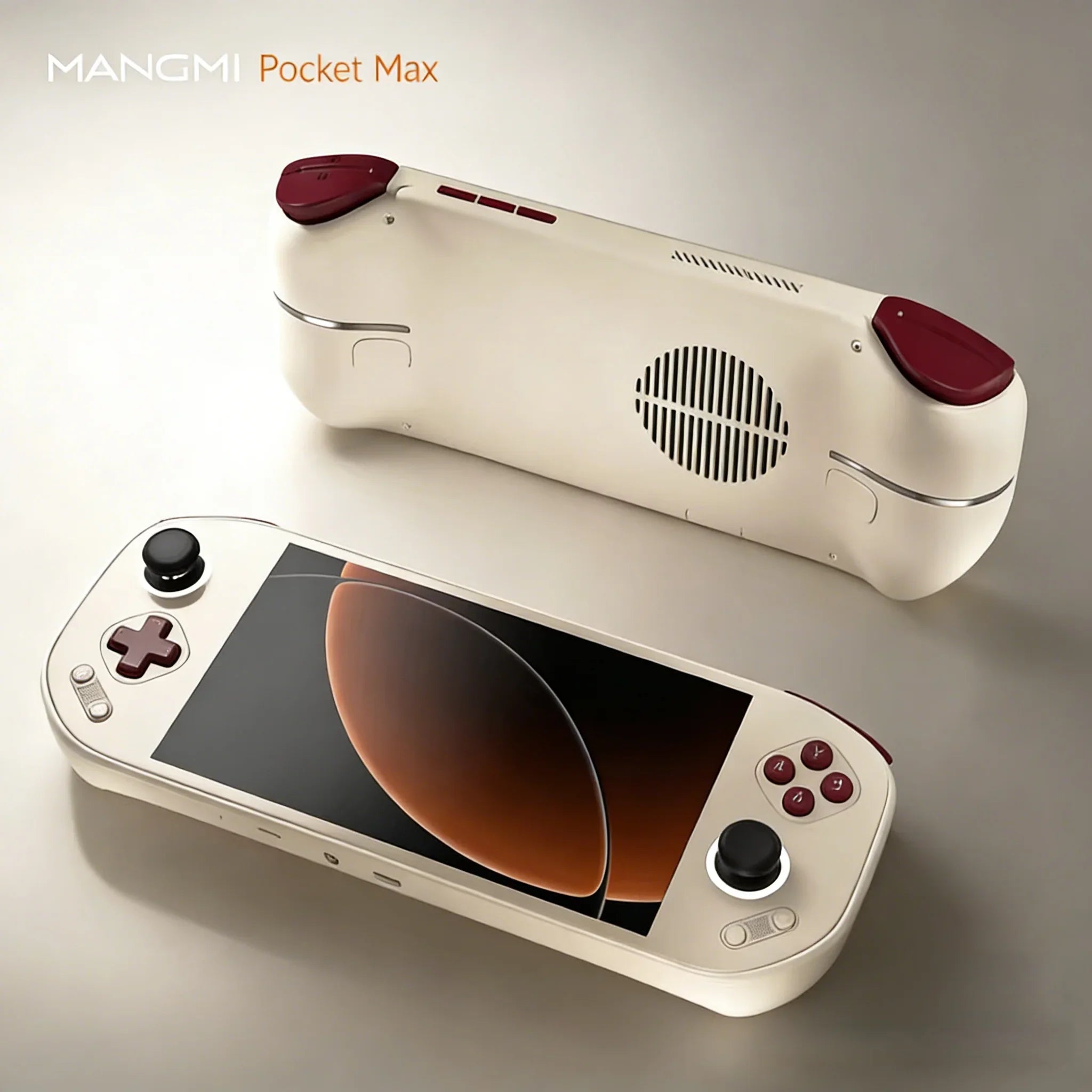 MANGMI Pocket Max Handheld Game Console 7 Inch 144hz Oled Screen Snapdragon 865 Hall Trigger 8000mah 8+128gb Retro Game Console