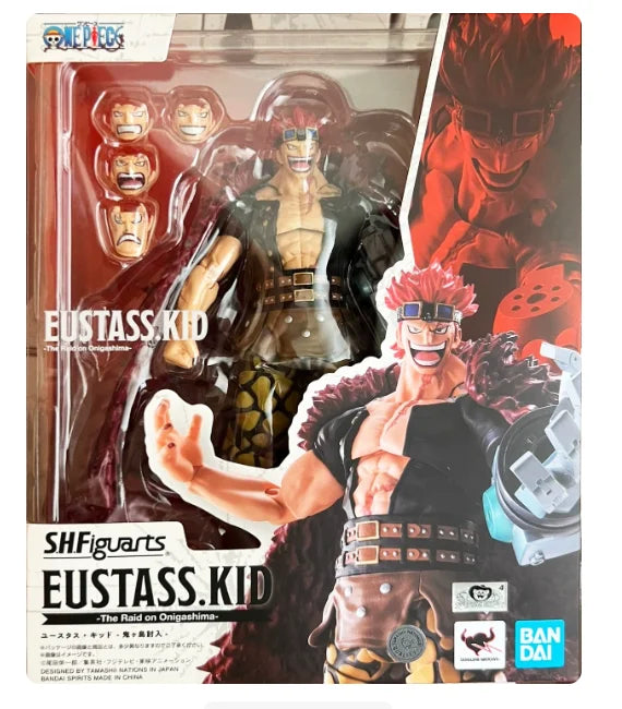Bandai Original In Stock One Piece Shf Series Luffy Zoro Sanji Law Kaidou Yamato Nami Sabo Kidd Action Figure Pvc Model Toy Gift