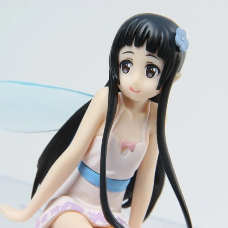 12cm Sword Art Online Yui Elf Sitting Position Anime Figure Model Statue Boys Collection Desktop Decoration Ornament Toys Gifts
