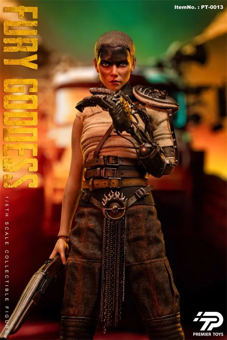 Original Premier Toys PT-0013 1/6 Collectible Furiosa Goddess Anya Female Action Figure Movie Brave Simulation 12"  Model Toy