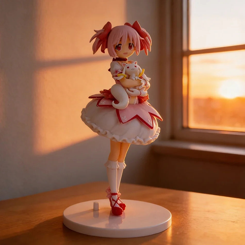Dolls Toys Gift Puella Magi Madoka Magica Aniem Figure Kaname Madoka Action Figure Magic Girl Model Decor Statue Christmas Gift