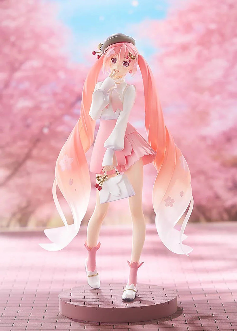 In Stock Original GSC Pop Up Parade Smile Value 2025 Hatsune Miku Sakura Miku: Hanami Outfit Ver. Kawaii Anime Miku Girl Figure