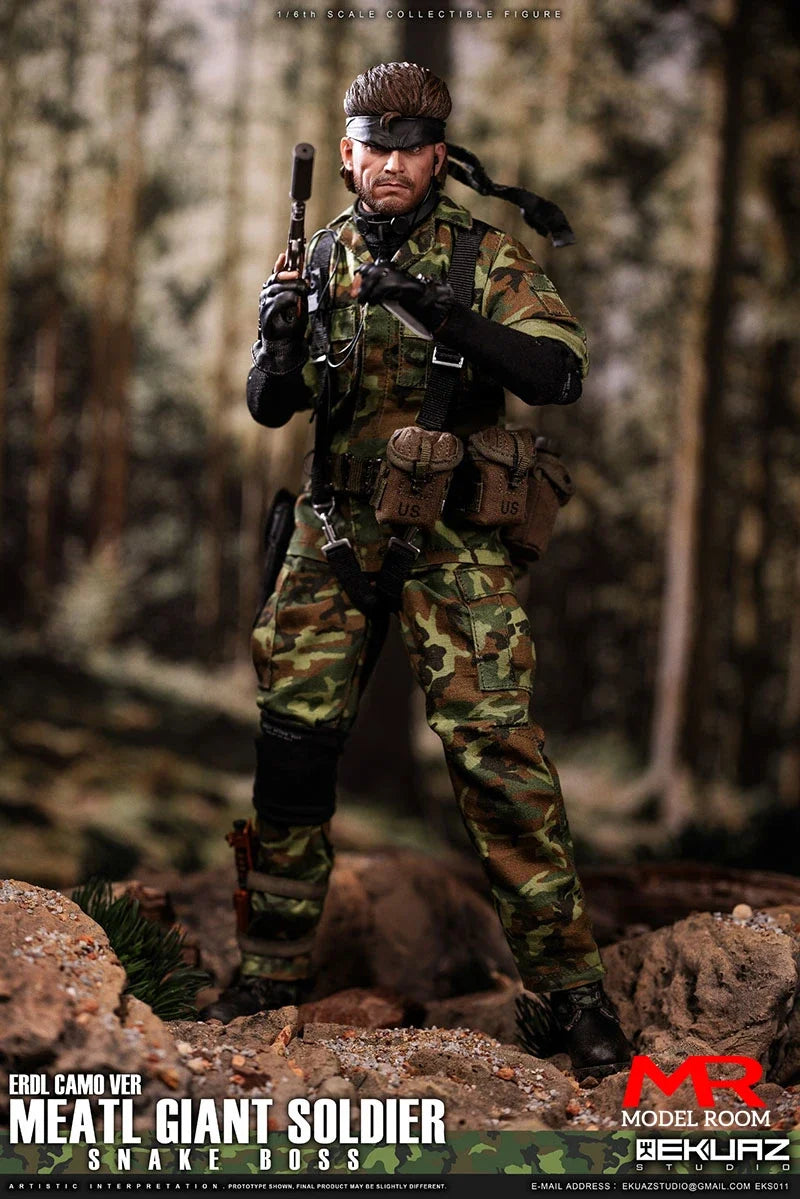 2025 Q2 EKUAZ STUDIO EKS010 EKS011 1/6 Snake Boss Action Figure 12'' Male Soldier Figurine Full Set Collectible Model Toy