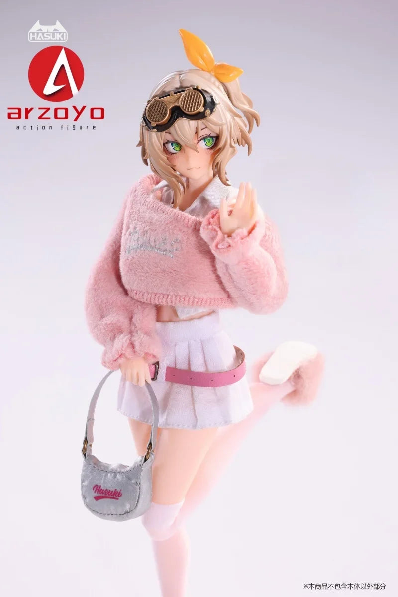 HASUKI CS020 1/12  Female Spicy Girl Set Clothes Accessories Model Fit 12'' Soldier Action Figure Body Doll