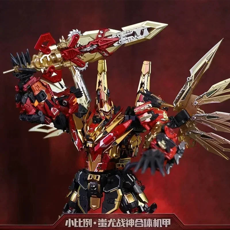 In Stock Cang-toys Chiyou mini CY-MINI Predaking Combiners 6-in-1 Small Scale Chiyou Action Figures Robot Toy