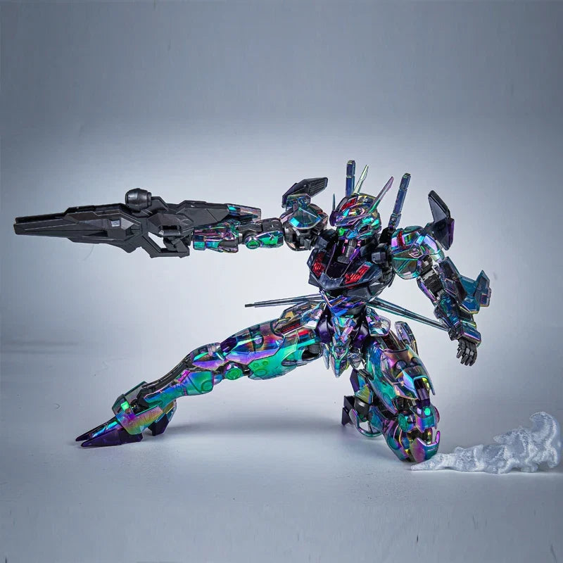 New Fm Laser Iridescent Aerial Assembly Model Kit Laser Cool Action Figures Desktop Ornament Boy Surprise Gift Collectible Toys