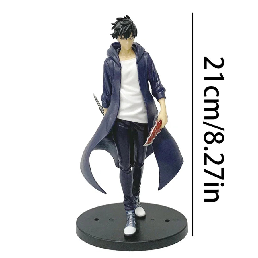 17cm/6.69in Solo Leveling Anime Figure Shadow Legion Ant King Bell Action Figure Sung Jinwoo Figurine PVC Collection Model Toys