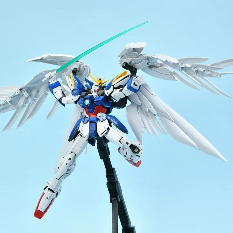 Bandai  MG 1/100 Master Grade WING GUNDAM ZERO EW Model Kit Assembly  Action Figure Model Toys Gift for Children