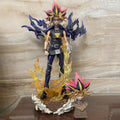 Yugi Muto Figure Dark Game Dimensional Figurine Duel Monsters Action Figures 28cm PVC Statue Collection Ornament Kids Toy Gifts