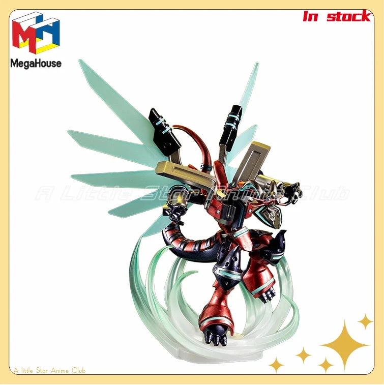 In Stock Original MegaHouse Yu-Gi-Oh! MONSTERS CHRONICLE Gun Barrel Loading Dragon Cartoon Figure Model Collection Ornaments Toy