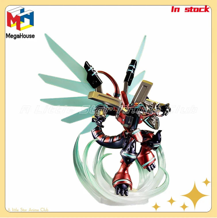 Auf Lager Original MegaHouse Yu-Gi-Oh! MONSTERS CHRONICLE Gun Barrel Loading Dragon Cartoon Figur Modell Sammlung Ornamente Spielzeug