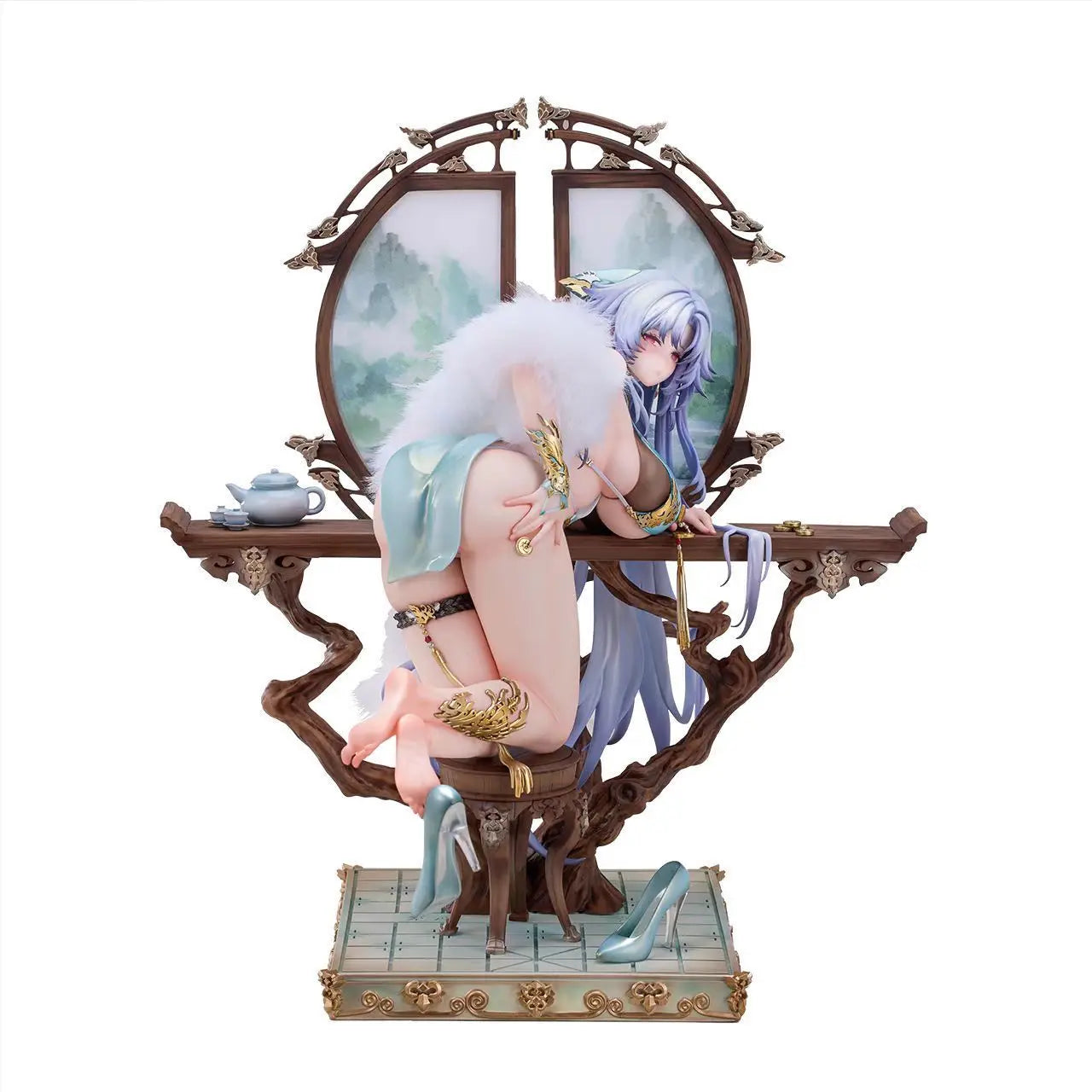 【Presale】Cross Core Zeus Game Character Sculpture Anime Figurine Action Figurals Statue Figures Cartoon Collectible Model Toy