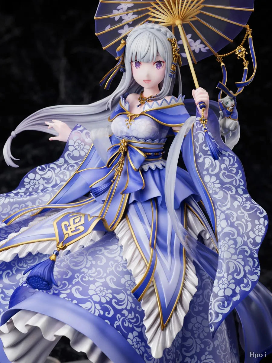 Original in Stock F:NEX Re: ZERO - Starting Life in Another World Emilia 1/7 Figures Model Toy Gift Collection Ornament