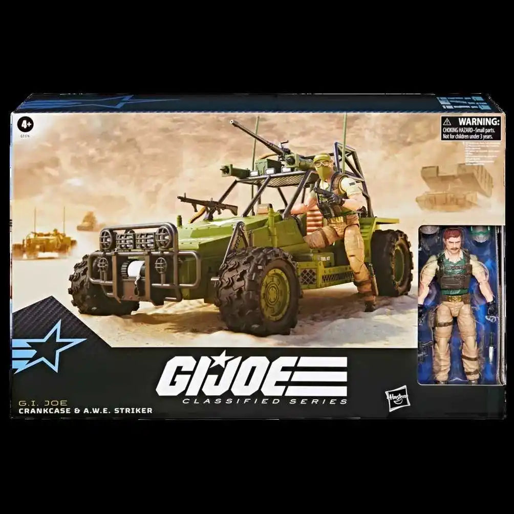 G.I. Joe Classified Series #171 Crankcase & A.W.E. Striker Exclusive Action Figure Model Statue Garage Kit Ornament Toys Gifts