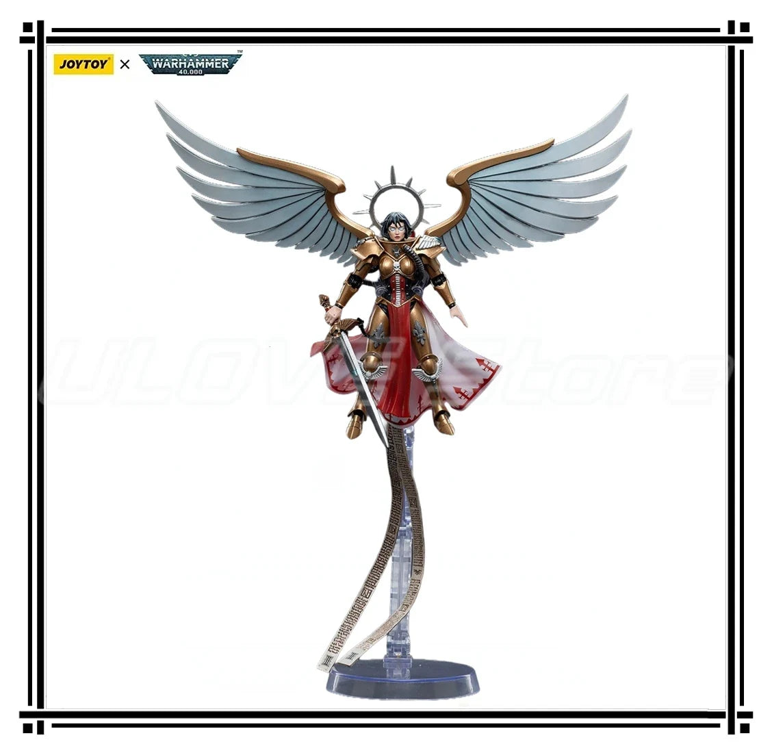 JOYTOY Warhammer 40K Adepta SororitasCelestine, The Living Saint 1/18 Action Figure Model Collection