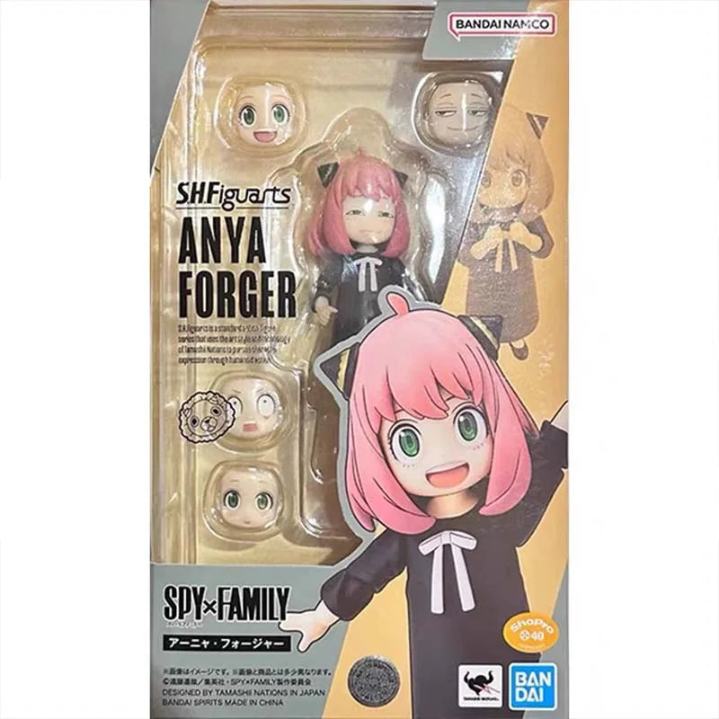 Bandai SPY FAMILY Anime Figure SHF Anya Twilight Loid Yor Forger Thorn Princess Becky Damian High Poseability Toys For Boys Gift