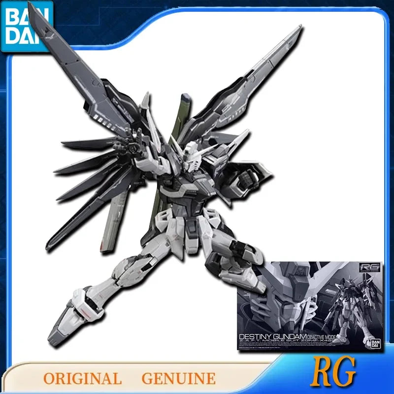 Bandai Original Genuine RG STRIKE FREEDOM JUSTICE DESTINY GUNDAM ZGMF-X09A-X10A-X20A-X42S Anime Action Figures Assembly Model