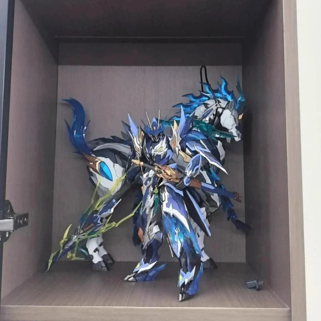 Zhao Yun Motor Nuclear Ultra-Mobile Guochuang Assembled Mecha Model With Mount Alloy Skeleton Highly Playable Collection
