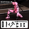 2025 Mehrgelenk-Actionfigur, 3D-gedruckte Animationsmodellierung, montierbar, beweglich, 13 bewegliche Roboterspielzeuge, Geschenke für Kinder